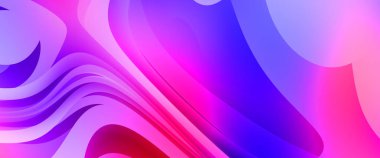 Renkli gradyan ile soyut arkaplan. Çizgili çizgili canlı duvar kâğıdı. Modern hareketin akışkan 2d çizimi.