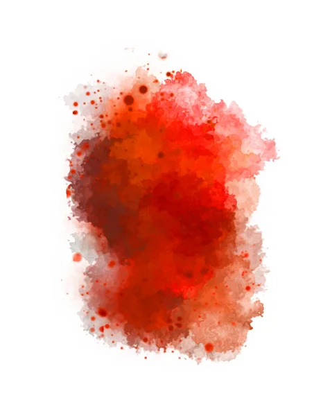 Watercolor Painted Background Blots Splatters Brush Stroked Painting Illustration — 스톡 사진