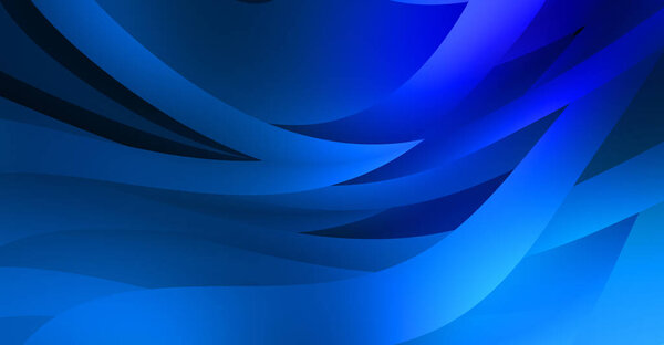 Abstract background with colorful gradient. Vibrant graphic wallpaper with stripes design. Fluid 2D illustration of modern movement.