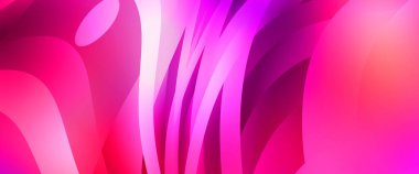 Renkli gradyan ile soyut arkaplan. Çizgili çizgili canlı duvar kâğıdı. Modern hareketin akışkan 2d çizimi.