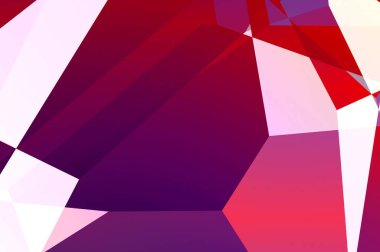 Çokgen arka plan. Soyut geometrik duvar kağıdı. Geometrik renkli şekiller.