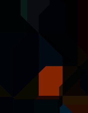 Renkli ve canlı geometrik şekiller katmanları var. Bir teknoloji planının dijital illüstrasyonu. Gelecekçi tasarım şablonu.