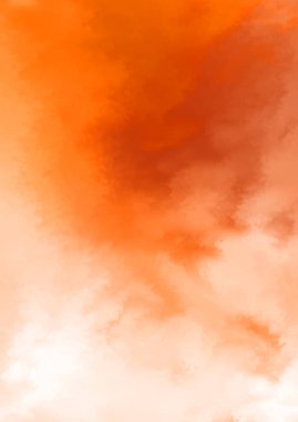 Beyaz arkaplanda soyut renkli suluboya. Dijital resim.