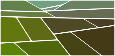 Beyaz boşluğu olan renkli bir çizim. Soyut geometrik desen. Mozaik arka plan. Geometrik çok renkli şekiller.