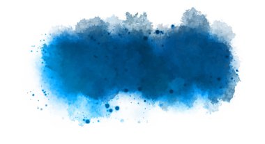 Suluboya arka planda lekeler ve lekelerle boyanmış. Fırça darbesi ile boyanmış. 2d Görüntü.