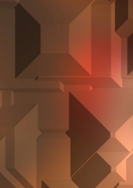 Çokgen arka plan. Geometrik tasarımlı renkli duvar kağıtları. Dijital 3d illüstrasyon.