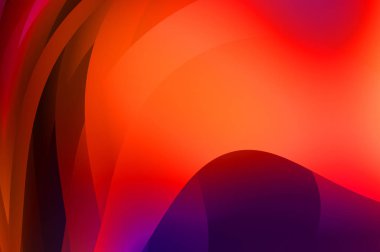 Renkli gradyan ile soyut arkaplan. Çizgili çizgili canlı duvar kâğıdı. Modern hareketin akışkan 2d çizimi.