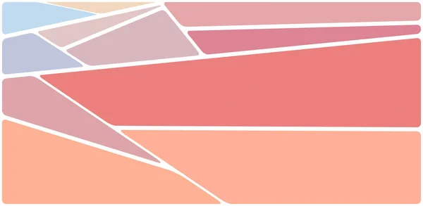 余白のあるカラフルなイラスト 抽象幾何学的パターン モザイクの背景 幾何学的多色形状 — ストック写真