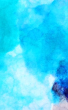 Suluboya arka planda lekeler ve lekelerle boyanmış. Fırça darbesi ile boyanmış. 2d Görüntü.