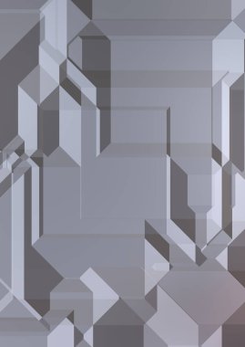 Çokgen arka plan. Geometrik tasarımlı renkli duvar kağıtları. Dijital 3d illüstrasyon.