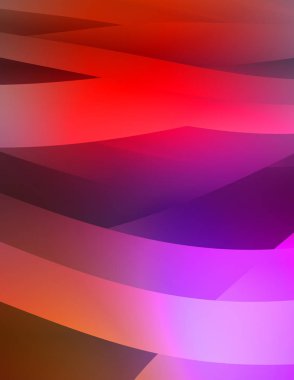 Renkli gradyan ile soyut arkaplan. Çizgili çizgili canlı duvar kâğıdı. Modern hareketin akışkan 2d çizimi.