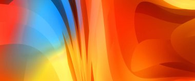 Renkli gradyan ile soyut arkaplan. Çizgili çizgili canlı duvar kâğıdı. Modern hareketin akışkan 2d çizimi.