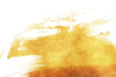 Beyaz arkaplanda soyut renkli suluboya. Dijital resim.