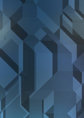 Çokgen arka plan. Geometrik tasarımlı renkli duvar kağıtları. Dijital 3d illüstrasyon.