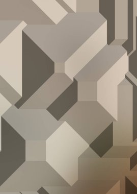 Çokgen arka plan. Geometrik tasarımlı renkli duvar kağıtları. Dijital 3d illüstrasyon.