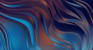 Soyut arkaplan. Renkli dalgalı tasarım duvar kâğıdı. Grafik illüstrasyon.