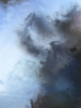 Suluboya arka plan. Soyut Illustration duvar kağıdı. Fırça darbesi ile boyanmış. 2d Görüntü.
