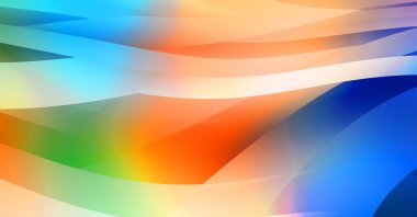 Renkli gradyan ile soyut arkaplan. Çizgili çizgili canlı duvar kâğıdı. Modern hareketin akışkan 2d çizimi.