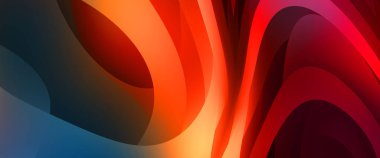 Renkli gradyan ile soyut arkaplan. Çizgili çizgili canlı duvar kâğıdı. Modern hareketin akışkan 2d çizimi.