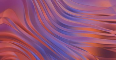 Soyut arkaplan. Renkli dalgalı tasarım duvar kâğıdı. Grafik illüstrasyon.