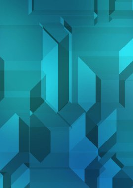 Çokgen arka plan. Geometrik tasarımlı renkli duvar kağıtları. Dijital 3d illüstrasyon.