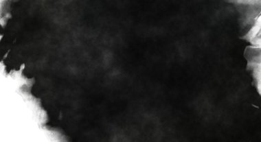 Beyaz arkaplanda soyut renkli suluboya. Dijital resim.