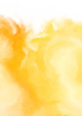 Beyaz arkaplanda soyut renkli suluboya. Dijital resim.