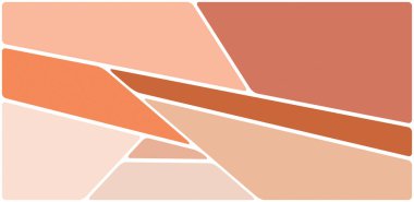 Beyaz boşluğu olan renkli bir çizim. Soyut geometrik desen. Mozaik arka plan. Geometrik çok renkli şekiller.