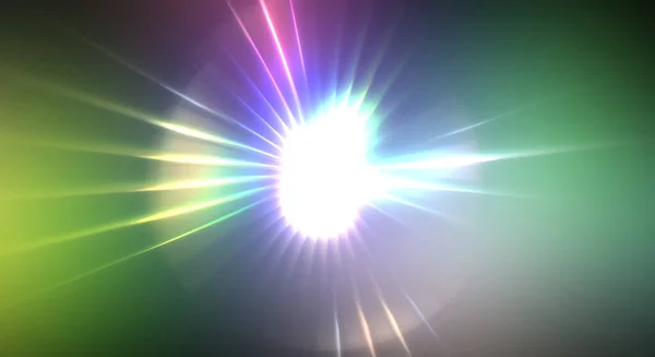 Explosión Dinámica Luz Movimiento Hermoso Fondo Brillante Luces Colores Pantalla — Foto de Stock