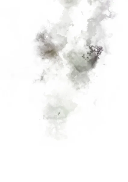 Acquerello Colorato Astratto Sfondo Bianco Pittura Digitale — Foto Stock