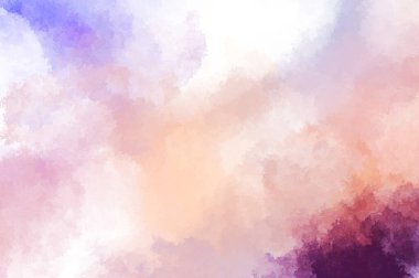 Suluboya arka planda lekeler ve lekelerle boyanmış. Fırça darbesi ile boyanmış. 2d Görüntü.