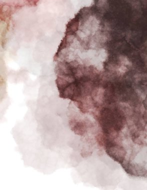 Suluboya arka planda lekeler ve lekelerle boyanmış. Fırça darbesi ile boyanmış. 2d Görüntü.