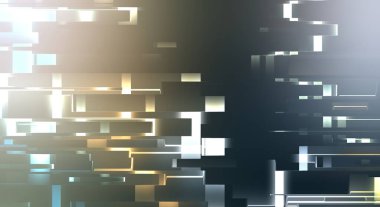 Geometrik çok renkli kesişen çizgiler. Dijital teknolojinin grafiksel çizimi. Soyut arkaplan. 