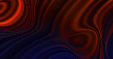 Kavisli çizgileri olan soyut bir arkaplan. Soyut ve gradyan renkte renkli çizimler. Çizgili desenli canlı dalga deseni.