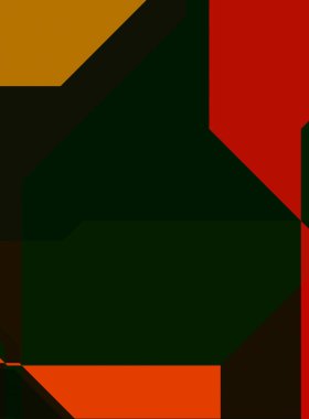 Renkli ve canlı geometrik şekiller katmanları var. Bir teknoloji planının dijital illüstrasyonu. Gelecekçi tasarım şablonu.