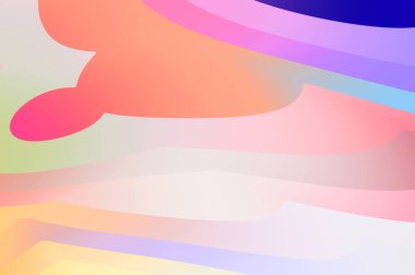 Sıvı renkli gradyanı olan soyut bir arkaplan. Modern kentsel grafiğin 2D çizimi. Graffiti tasarımı duvar kağıdına ilham verdi.