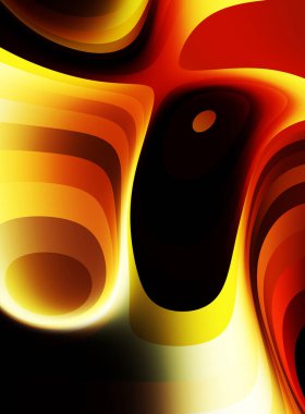 sıvı soyut arkaplan ve renkli gradyan. Modern hareketin 2d illüstrasyonu.