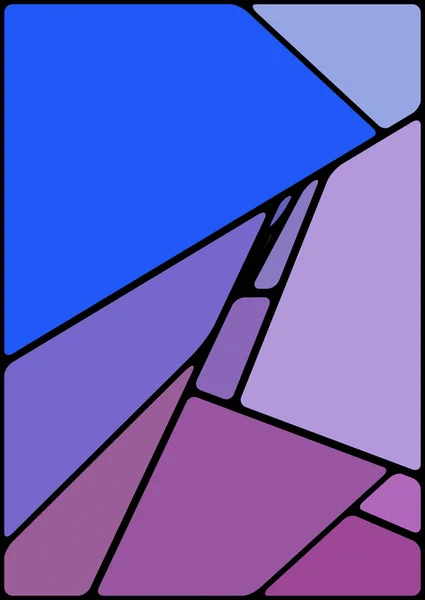 Kleurrijke Illustratie Met Zwarte Ruimte Abstract Geometrisch Patroon Mozaïekachtergrond Geometrische — Stockfoto