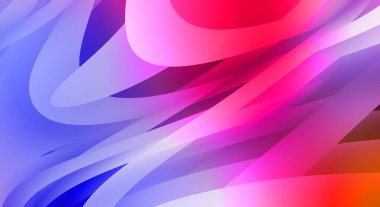 Renkli gradyan ile soyut arkaplan. Çizgili çizgili canlı duvar kâğıdı. Modern hareketin akışkan 2d çizimi.