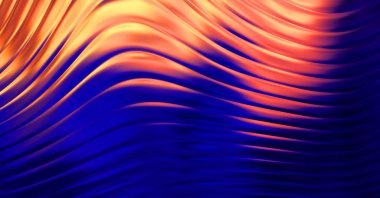 Soyut arkaplan. Renkli dalgalı tasarım duvar kâğıdı. Grafik illüstrasyon.