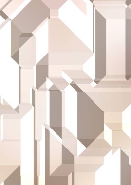 Çokgen arka plan. Geometrik tasarımlı renkli duvar kağıtları. Dijital 3d illüstrasyon.