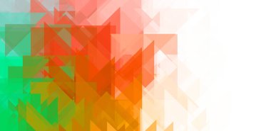 Üçgen arka planda üst üste dizayn ediliyor. Soyut geometrik duvar kağıdı. Geometrik renkli üçgen şekiller.