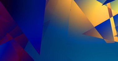 Geometrik şekilli tasarım çizimi. Üçgen şekilli soyut bir arkaplan. Renkli grafik duvar kağıdı.