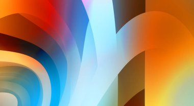 Renkli gradyan ile soyut arkaplan. Çizgili çizgili canlı duvar kâğıdı. Modern hareketin akışkan 2d çizimi.