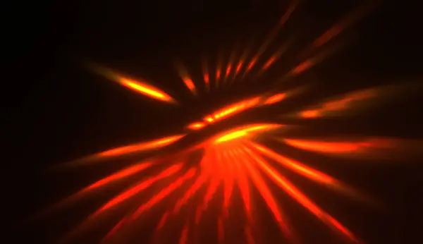 Partículas Luz Movimiento Creando Una Explosión Rayos Multicolores Brillantes Sobre — Foto de Stock