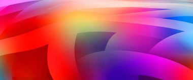 Renkli gradyan ile soyut arkaplan. Çizgili çizgili canlı duvar kâğıdı. Modern hareketin akışkan 2d çizimi.