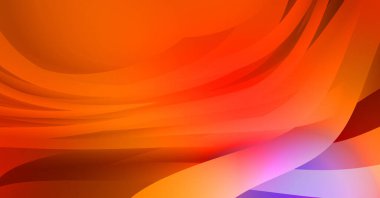 Renkli gradyan ile soyut arkaplan. Çizgili çizgili canlı duvar kâğıdı. Modern hareketin akışkan 2d çizimi.