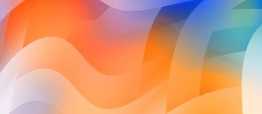 Renkli gradyan ile soyut arkaplan. Çizgili çizgili canlı duvar kâğıdı. Modern hareketin akışkan 2d çizimi.