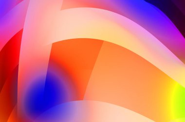 Renkli gradyan ile soyut arkaplan. Çizgili çizgili canlı duvar kâğıdı. Modern hareketin akışkan 2d çizimi.