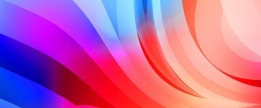 Renkli gradyan ile soyut arkaplan. Çizgili çizgili canlı duvar kâğıdı. Modern hareketin akışkan 2d çizimi.